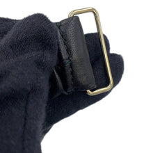 将图像加载到图库查看器中,CHANEL CC Logo Belt Bijoux Size 75/30 Black Leather Rhinestone