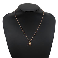 Load image into Gallery viewer, HERMES Chaine d'Ancre Farandole Necklace Size PM 18K Pink Gold
