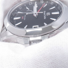 Load image into Gallery viewer, SEIKO Grand SEIKO Spring Drive GMT W39.4mm Stainless Steel Black DialSBGE213