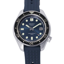 将图像加载到图库查看器中,SEIKO Prospex Mechanical Diver's Watch Re-creation Design 55th Anniversary Model, Limited Edition of 1100 Pieces W44.8mm Stainless Steel Silicon Blue Gray DialSBEX011