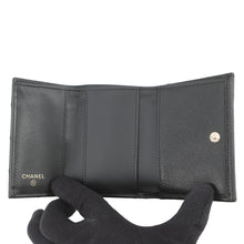 Load image into Gallery viewer, CHANEL Matelasse Small Flap Tri-fold Wallet BlackAP4319-B18212-94305 Caviar Leather