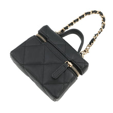 Load image into Gallery viewer, CHANEL Matelasse Bag Charm BlackAP4897-B10583-94305 Caviar Leather