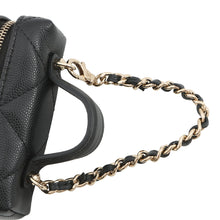 Load image into Gallery viewer, CHANEL Matelasse Bag Charm BlackAP4897-B10583-94305 Caviar Leather