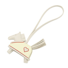 Load image into Gallery viewer, HERMES Rodeo Loveo Cool Craie/Jaune Milton/Rouge Ladue Lambskin Size PM