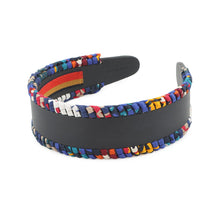 Load image into Gallery viewer, HERMES Headband Serie Grace Navy/Multicolor Swift Leather