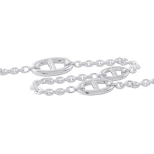 将图像加载到图库查看器中,HERMES Chaine d'Ancre Farandole Necklace Size 160 SV925
