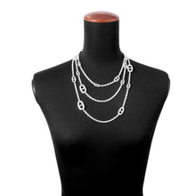 将图像加载到图库查看器中,HERMES Chaine d'Ancre Farandole Necklace Size 160 SV925