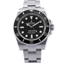 将图像加载到图库查看器中,ROLEX Submariner W40mm Stainless Steel Black Dial114060