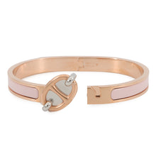 Load image into Gallery viewer, HERMES Mini Clic Chaine d'Ancre Bracelet Size PM Rose Kander Metal Enamel
