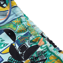 Load image into Gallery viewer, HERMES Muzaldine Black/Multicolor Epsom Silk