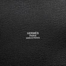 Load image into Gallery viewer, HERMES Muzaldine Black/Multicolor Epsom Silk