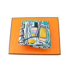 Load image into Gallery viewer, HERMES Muzaldine Black/Multicolor Epsom Silk