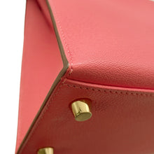 将图像加载到图库查看器中,HERMES Kelly Sellier Rose Lipstick Chevre Myzore Goatskin Size 25
