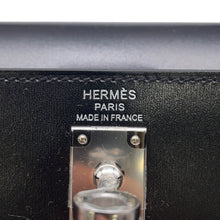 Load image into Gallery viewer, HERMES Kelly Sellier Black Box Calf Leather Size 25
