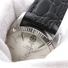 将图像加载到图库查看器中,TUDOR Oyster Prince W34mm Stainless Steel Leather Silver Dial7965