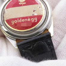 将图像加载到图库查看器中,TUDOR Oyster Prince W33mm Gold Plated Leather Silver Dial7963