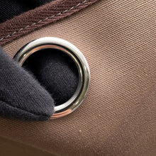 Load image into Gallery viewer, HERMES Bag Herbag Zip Tourne Etoupe/Ebene Toile Officier Vache Hunter Leather Size 31