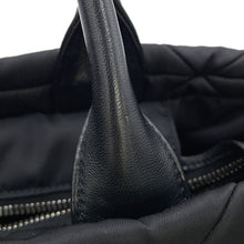 Load image into Gallery viewer, PRADA Padded Re-Nylon Tote Bag Black1BG436_RDJN_F0002_V_OOO Nylon Nappa Leather Size Medium