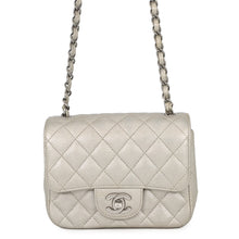 Load image into Gallery viewer, CHANEL Mini Materasse Chain Shoulder SilverA35200 Caviar Leather Size 17