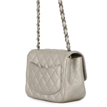Load image into Gallery viewer, CHANEL Mini Materasse Chain Shoulder SilverA35200 Caviar Leather Size 17