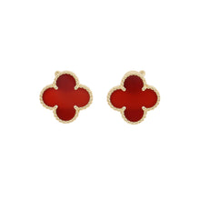 将图像加载到图库查看器中,Van Cleef & Arpels Vintage Alhambra EarringVCARD40400 18K Yellow Gold