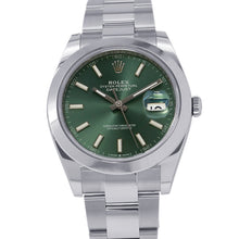 Load image into Gallery viewer, ROLEX Datejust 41 W41mm Stainless Steel Mint Green Dial126300