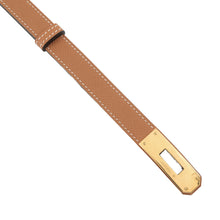 将图像加载到图库查看器中,HERMES Kelly Belt Gold Epsom