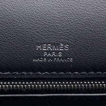 Load image into Gallery viewer, HERMES Kelly Sellier Ecru/Black Toile H Swift Leather Size 25