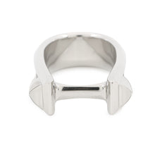 Load image into Gallery viewer, HERMES Ring (Jockey) Double Size 53 Black Epsom Metal