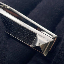 将图像加载到图库查看器中,HERMES Ring (Jockey) Double Size 53 Black Epsom Metal