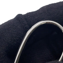 将图像加载到图库查看器中,HERMES Ring (Jockey) Double Size 53 Black Epsom Metal
