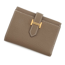 Load image into Gallery viewer, HERMES Bearn combine Etoupe Chevre Myzore Goatskin