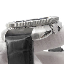将图像加载到图库查看器中,SEIKO SEIKO 150m Diver 2nd generation (late model) W44mm Stainless Steel Leather Black Dial6105-8110