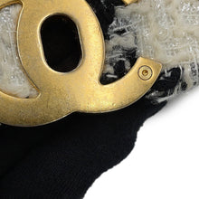 将图像加载到图库查看器中,CHANEL CHANEL 19 Dixneuf Maxi Shoulder Bag White/BlackAS1162 Tweed