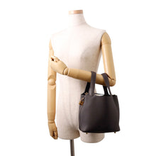 Load image into Gallery viewer, HERMES Picotin Lock Pull Noir Taurillon Clemence Size PM