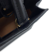 将图像加载到图库查看器中,Delvaux Tempe Crash BlackAA0646BQS099ZDO Calf Leather Size Small