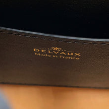 将图像加载到图库查看器中,Delvaux Tempe Crash BlackAA0646BQS099ZDO Calf Leather Size Small