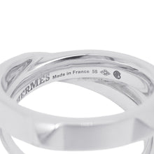 将图像加载到图库查看器中,HERMES Crew Do H Ring Size 55/#15 SV925