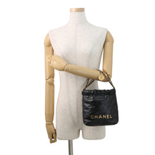 Load image into Gallery viewer, CHANEL CHANEL22 ChainShoulder Bag BlackAS3980-B19059-94305 Shiny Calf Leather Size Mini