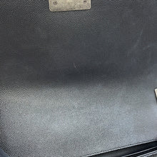 Load image into Gallery viewer, CHANEL Boy Chanel Matelasse ChainShoulder Bag BlackA67086 Caviar Leather Size 25