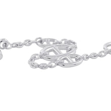 将图像加载到图库查看器中,HERMES Chaine d'Ancre Farandole Bracelet Size SH SV925