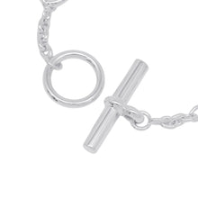 将图像加载到图库查看器中,HERMES Chaine d'Ancre Farandole Bracelet Size SH SV925