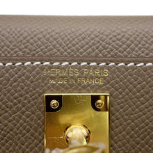 Load image into Gallery viewer, HERMES Mini Kelly 2 EtoupeH071302CC Epsom