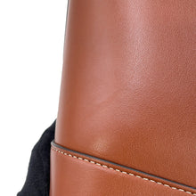 Load image into Gallery viewer, CELINE Cuill Triomphe bucket Tan113783DU3.04LU Calf Leather Size Small