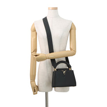 Load image into Gallery viewer, LOUIS VUITTON Capucines NoirM56071 Taurillon Leather Size MINI