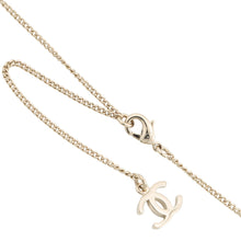 将图像加载到图库查看器中,CHANEL CC Logo Bambi Motif Long Necklace Metal Faux Pearl Rhinestone
