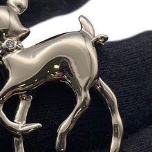 将图像加载到图库查看器中,CHANEL CC Logo Bambi Motif Long Necklace Metal Faux Pearl Rhinestone