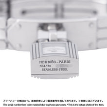 将图像加载到图库查看器中,HERMES Kelly watch W16mm Stainless Steel Sparkling White Lacquer DialKE4.110