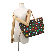 将图像加载到图库查看器中,LOUIS VUITTON LV × YK Neverfull Brown/MulticolorM46381 Monogram Painted Dot Size MM