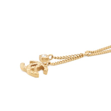 Load image into Gallery viewer, CHANEL CC Logo NecklaceABD016 Metal Rhinestone